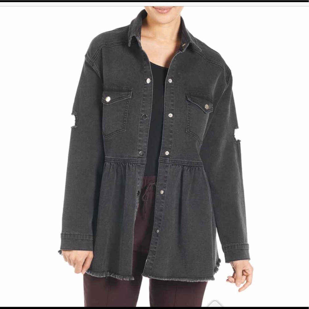 COCO+CARMEN RUFFLE JEAN JACKET——OMG